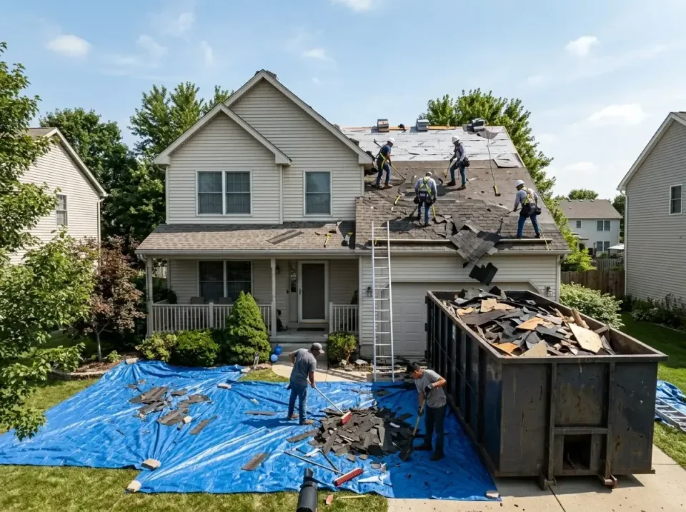 roof-replacement-debris-remova-004 — frequently asked questions, Cheapest Dumpster Rentals in Southern Shops, SC
